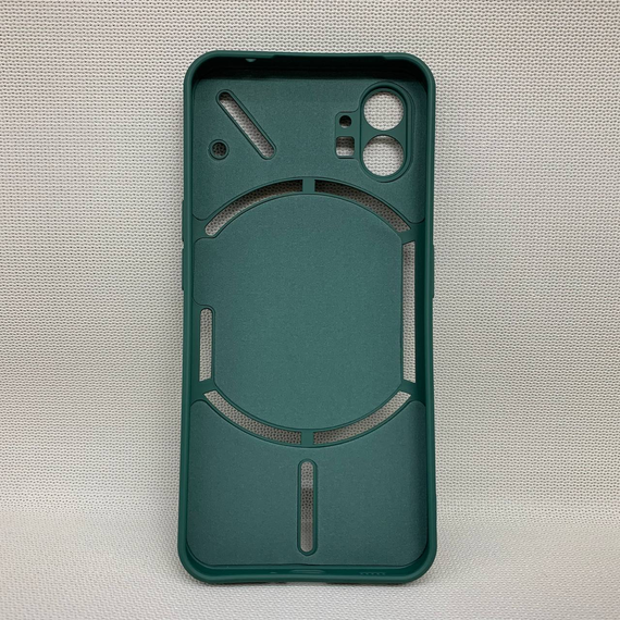 Чехол СофтТач Nothing Phone 1 Противоударный SoftTouch Silicone Зелёный | Зображення 1