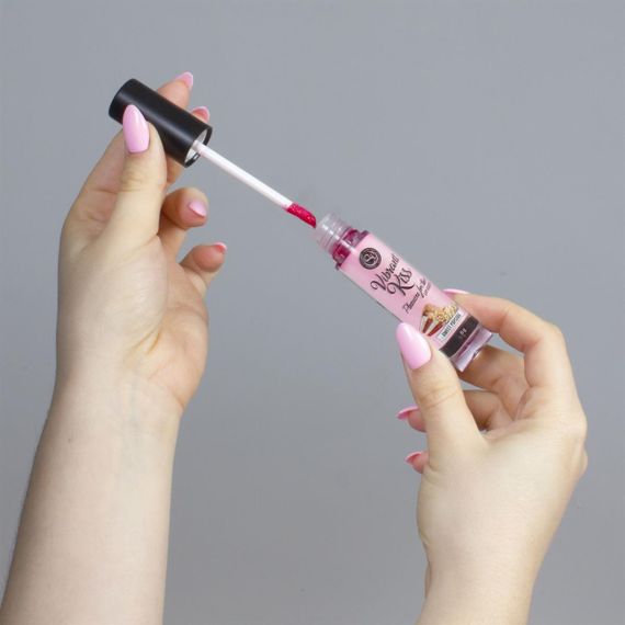 Блиск для губ з ефектом вібрації Secret Play Vibrant Kiss Pleasure For Two Lip Gloss Sweet Popcorn, | Зображення 2