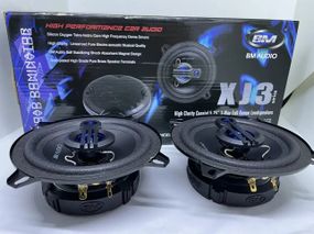 Автомобильные колонки BM Boschmann XJ3-553B 13см 300W динамики коаксиальные трехполосные с термостойкой звуковой катушкой Черные