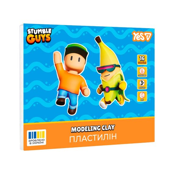 Пластилін YES Stumble Guys 540724 16 кольорів
