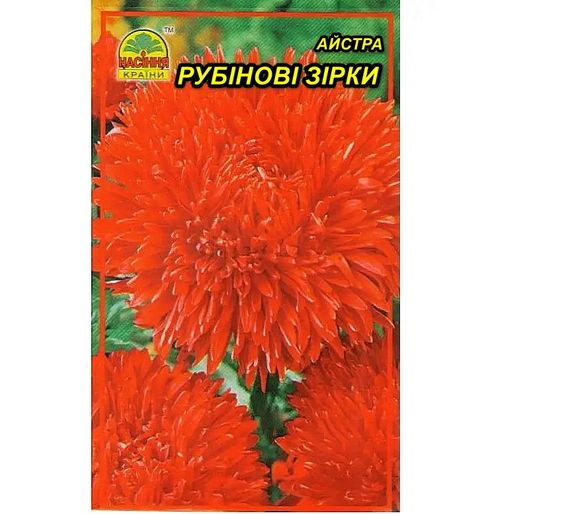 Насіння Айстра рубінові зірки 0,3 г (Насіння країни)