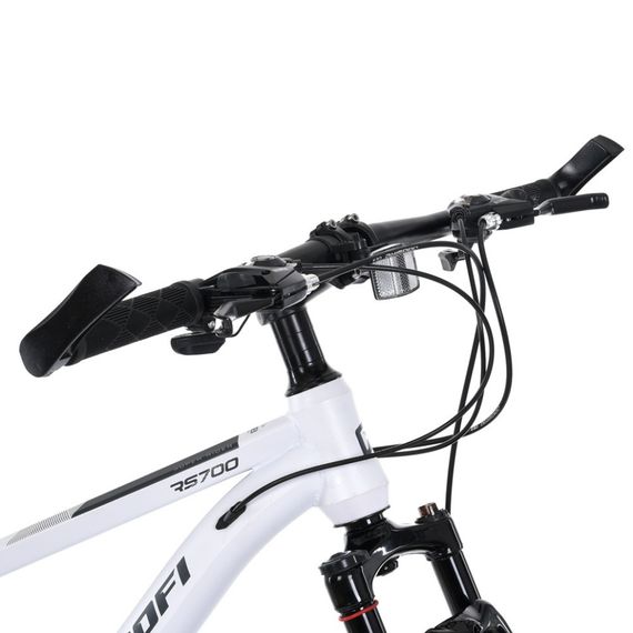 Велосипед SKD75 MTB 2605-2, 26 дюймів, сталева рама 16 Sunrun 24SP білий | Зображення 4