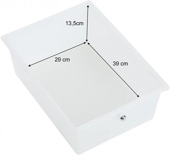 Комод на колесах на 4 ящика Onder Mebli (BS-1011-4 W) | Зображення 4