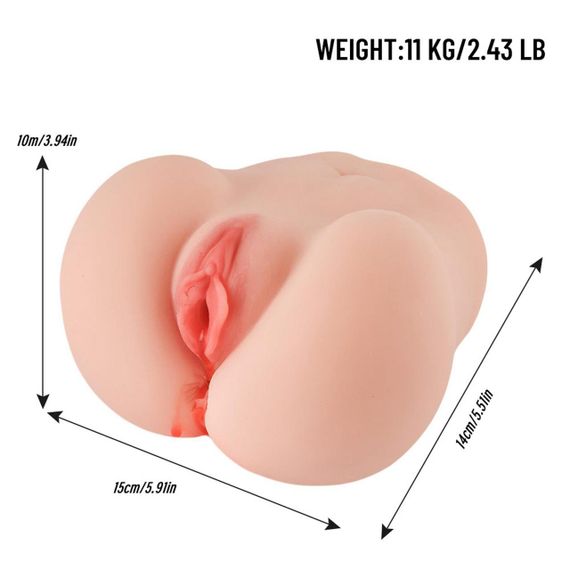 Мастурбатор - Virgin Style Dual Entry Vibration Masturbator Sex Aura | Зображення 8