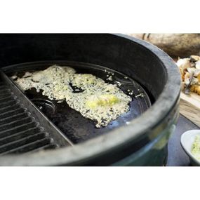 Плита, планча чавунна 23х46x1см для гриля L Big Green Egg 122988 (CIGHL / 104090) Код: 003085