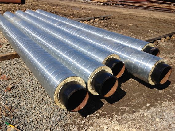 Труба стальная в СПИРО (SPIRO) оболочке 76/140 мм (наружная теплотрасса) | Зображення 2