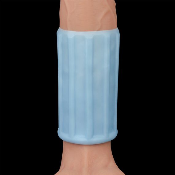 Насадка на член - Vibrating Ridge Knights Ring Blue Sex Aura | Зображення 2