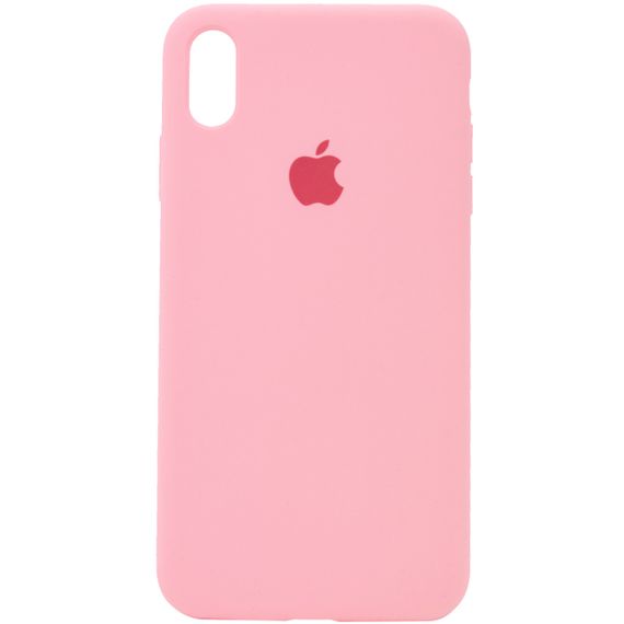 Чехол Silicone Case Full Protective (AA) для Apple iPhone XS Max (6.5") Розовый / Pink