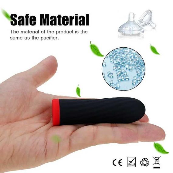 Мінівібратор «Rechargeable Silicone Touch» 10 режимів вібрації жовтий | Зображення 4