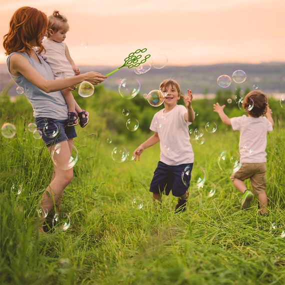 Мильні бульбашки Великий набір з розчином 0.5 л. FRU BLU | Зображення 2