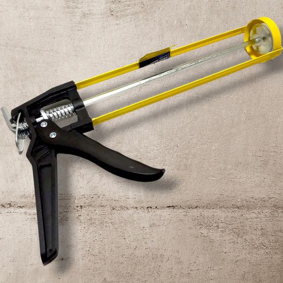 Пістолет для герметика каркасний пластикова ручка, СТАЛЬ (арт.31108)