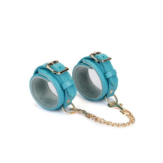 Поножі Liebe Seele Blue Lamb Leather Ankle Cuffs with Velvet Lining Sex Aura | Зображення 1