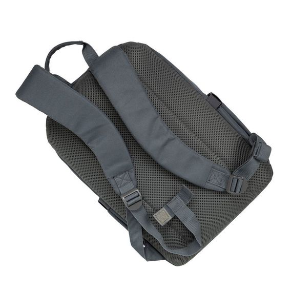 Рюкзак городской Rivacase 8264 Dark Grey 27.5х40.5х11 см темно-серый | Зображення 7