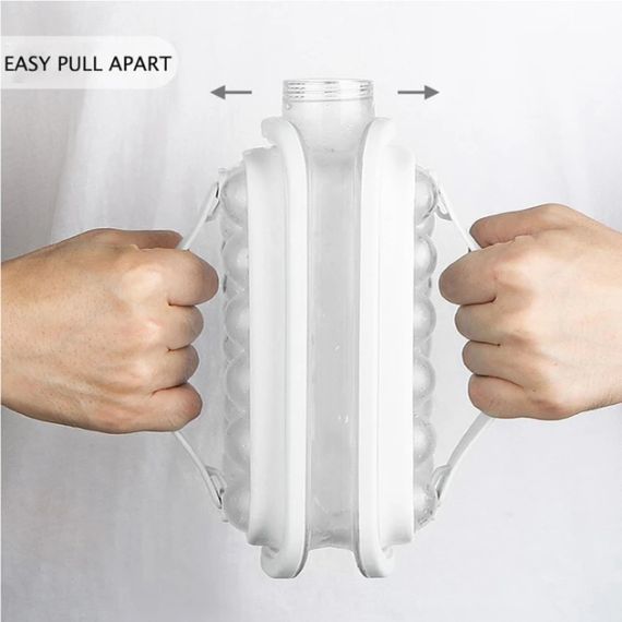 Силиконовая форма для льда с крышкой на 17 шариков Cool Home ICE Tray лоток для заморозки воды | Зображення 6