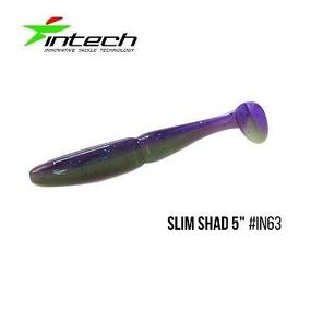 Силіконова приманка, Їстівний силікон Intech Інтеч Slim Shad 5" 5 шт IN63