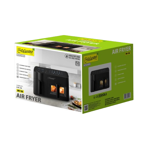 Аерофрітюрниця з двома чашами 3,5л + 6л 2400W MR-760 Маестро | Зображення 2
