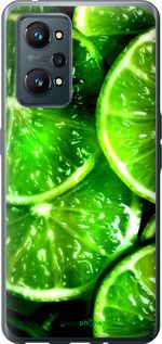 Чохол на Realme GT Neo 2 Зелені часточки лимона "852u-2489-2448"