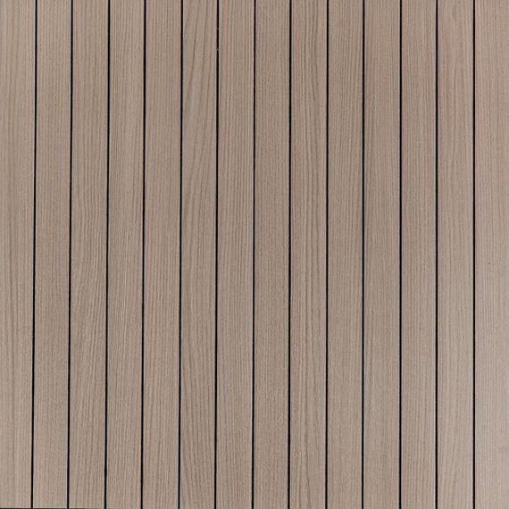 Покриття вінілове самоклеюче 3D рейки 600х600х2,8мм Тік горіховий SW-00002202