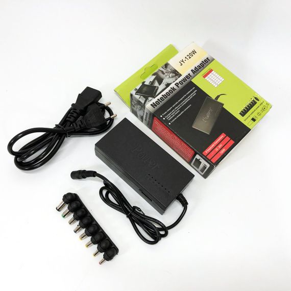 Адаптер для NoteBook Universal MY-120W універсальний зарядний пристрій для ноутбука | Зображення 1