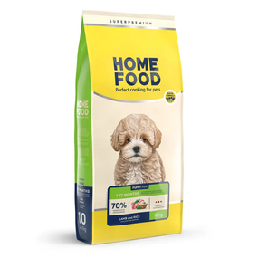 Сухий корм Home Food для цуценят маленьких порід, ягня і рис 10кг
