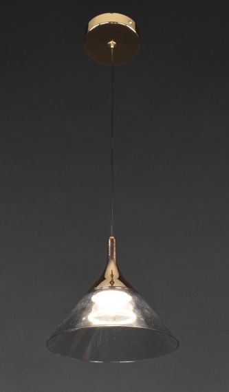 Люстра світлодіодна підвісна LED світильник для квартири на стелю лед 27139 Золото 25-180х20х20 см. | Зображення 4