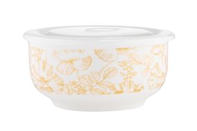 Салатник ARDESTO  з кришкою Sunny day, 14 см, порцеляна (AR3494)