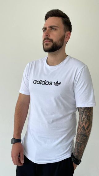 Футболка adidas біла | Зображення 2