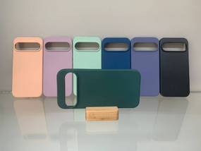 Google Pixel 9/9 Pro Противоударный чехол Софт Тач чехол зелёный