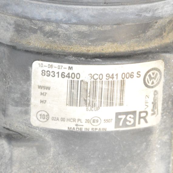 Фара передня права Volkswagen Passat B6 2005-2010 Фара права Фольксваген Пассат б6 3C0941006S | Зображення 6
