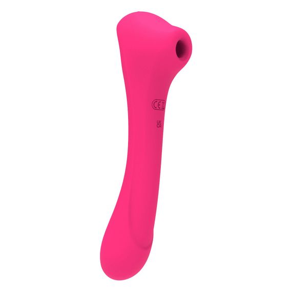 Вібратор та вакуумний кліторальний стимулятор 2-в-1 Alive Quiver Magenta Pink оновлена ​​модель | Зображення 2