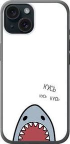 Чохол на iPhone 15 Акула із силікону FCh_003777