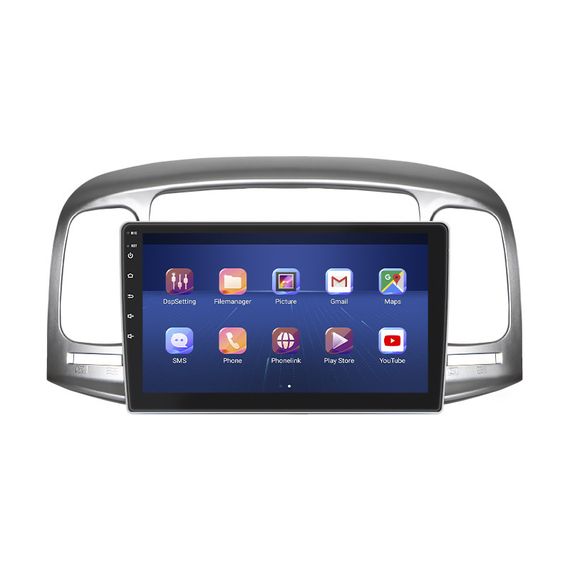 Штатная магнитола Lesko для Hyundai Accent III 2006-2011 экран 9" 4/32Gb 4G Wi-Fi GPS Top | Зображення 1