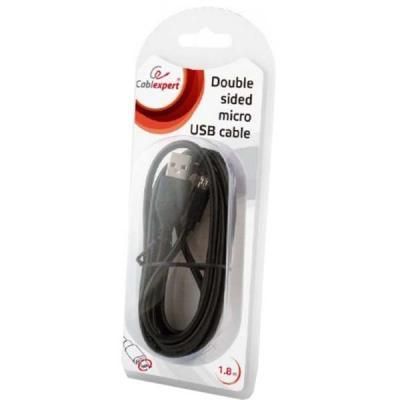 Дата кабель USB 2.0 AM to Micro 5P 1.8m Cablexpert (CCB-USB2-AMmDM-6) | Зображення 1