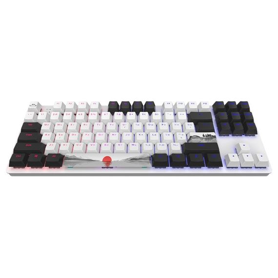 Клавіатура Dark Project One 87 Fuji ABS RGB Mech G3ms Sapphire USB Black/White (DPO87_GSH_Fuji_ANSI_UA) | Зображення 1