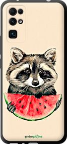 Чохол на Huawei Honor 30 Єнотик з кавуном "4605b-1921-2448"