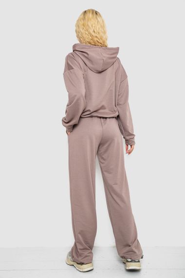 Спортивний костюм жіночий, колір мокко, 241R2001-11 | Зображення 3