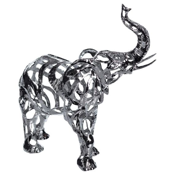 Декоративная фигурка Elephant 25х10х25 см металлическая HP-7-10 | Зображення 3