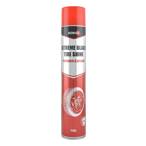 NOWAX Чорніння для шин Extreme black tire shine, 750ml. NX50200