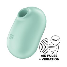 Вакуумний стимулятор Satisfyer Pro To Go 2, Зелений