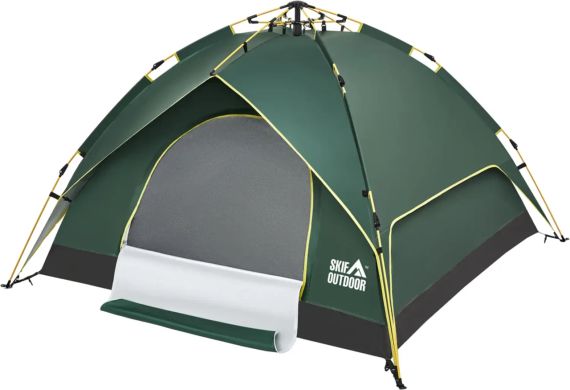 Намет Skif Outdoor Adventure Auto II 200x200 см Green | Зображення 1