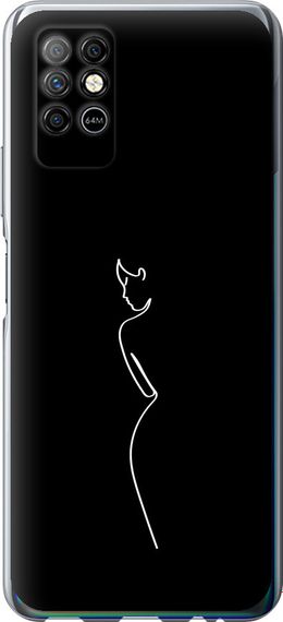 Чехол на Infinix Note 8 Силуэт1 "4590u-2710-17620"