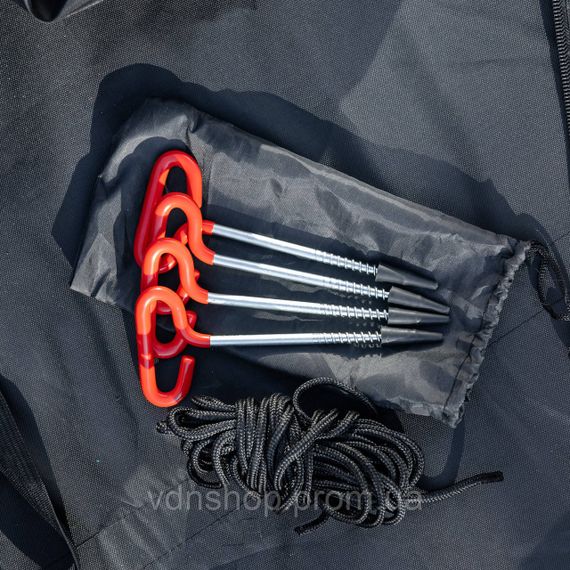 Намет зимовий утеплений "куб" 230*230*210 см для рибалки туризму кемпінгу та подорожей Хакі LU-BD21 | Зображення 9