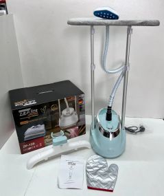Голубой  Отпариватель вертикальный для одежды со стойкой Zepline ZP-129 3000W