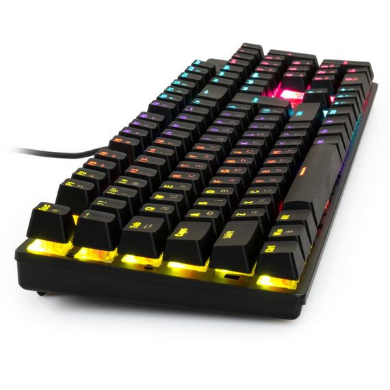 Клавіатура Vinga KBGM-101 LED Red Switch USB Black (KBGM-101 Black) | Зображення 3