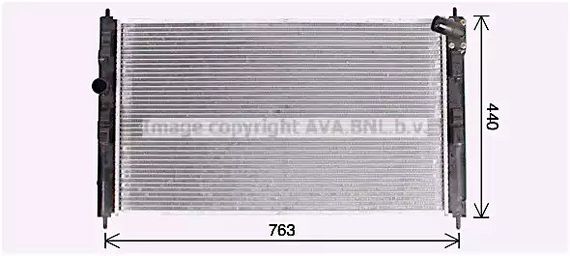Радіатор охолодження двигуна PEUGEOT 4008, CITROсюн C4, AVA COOLING (MT2276)