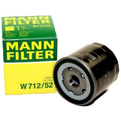 Фильтр масляный Mann W712/52 | Зображення 2