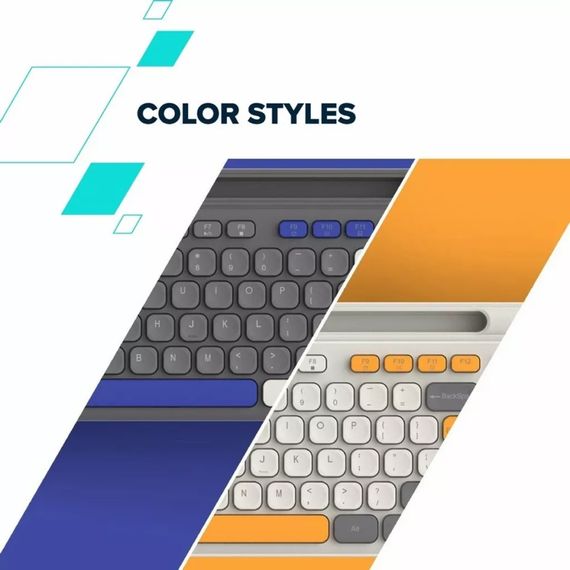 Клавіатура Canyon HKB-W03 Wireless UA Beige (CNS-HKBW03BG) | Зображення 7