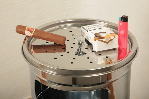 Напольная пепельница-урна Mertinox 15 л Хром 4513.2860I.430.0 | Зображення 3