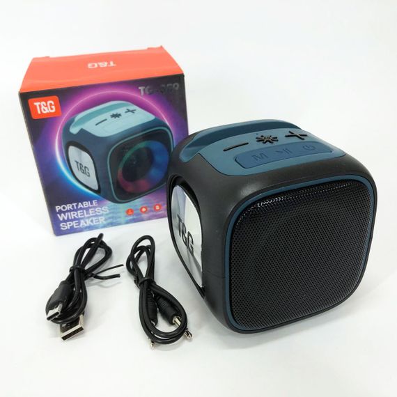 Портативна Bluetooth колонка TG359 7W з RGB підсвічуванням. RQ-450 Колір: чорний | Зображення 7