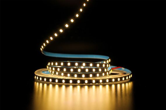 Світлодіодна LED стрічка PROLUM™ 5 ММ 12V 2835\120 IP20 Series "SG" Тепло-Білий (2800-3200K) | Зображення 1